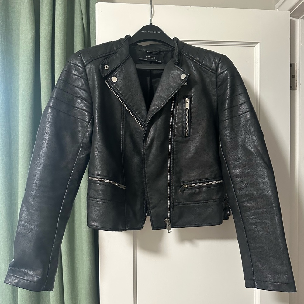 ZARA Black Leather Jacket